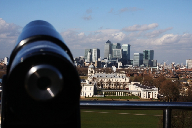 From Greenwich observatory